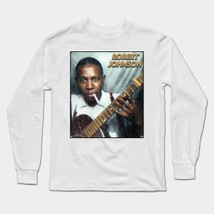 Vintage Retro Robert Johnson Long Sleeve T-Shirt